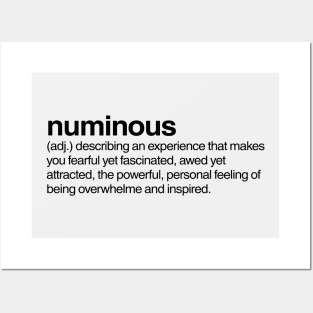 Numinous Posters and Art